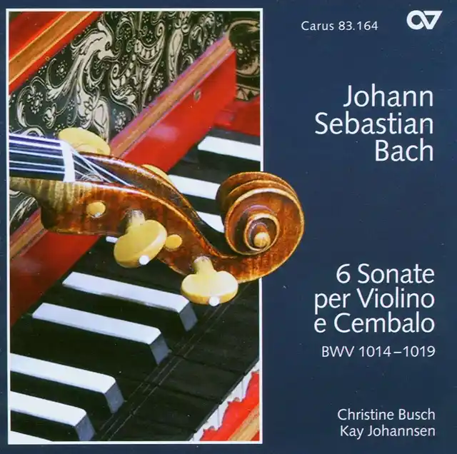 Bach - 6 Sonate per Violino e Cembalo - Busch, Johannsen - CD-Cover